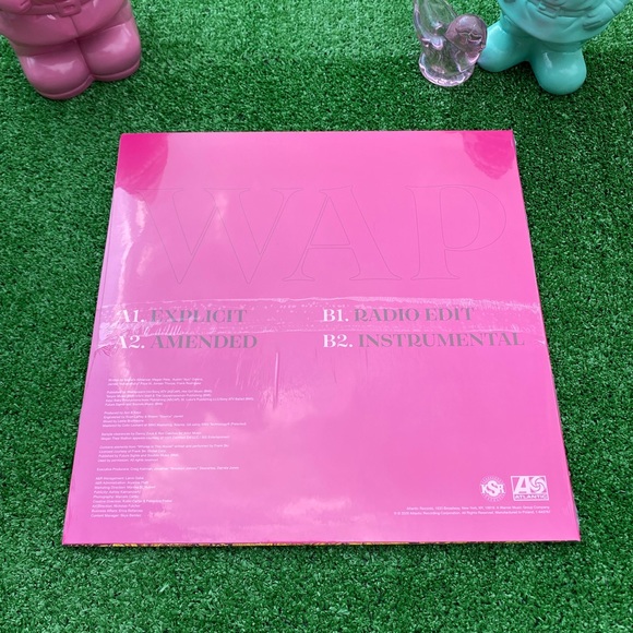 Limited Edition Pink Drip SIGNED Cardi B WAP Vinyl - Picture 4 of 5
